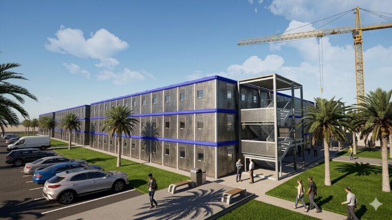 Offshore Oil Concept | Modular Accommodation | Three-Storey Solution